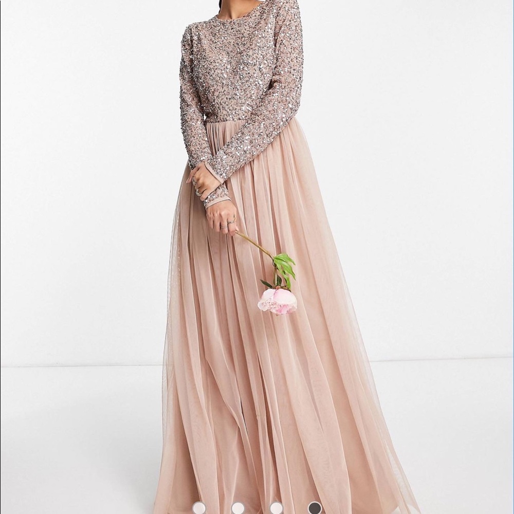 ASOS Blush Bridesmaids Dress
